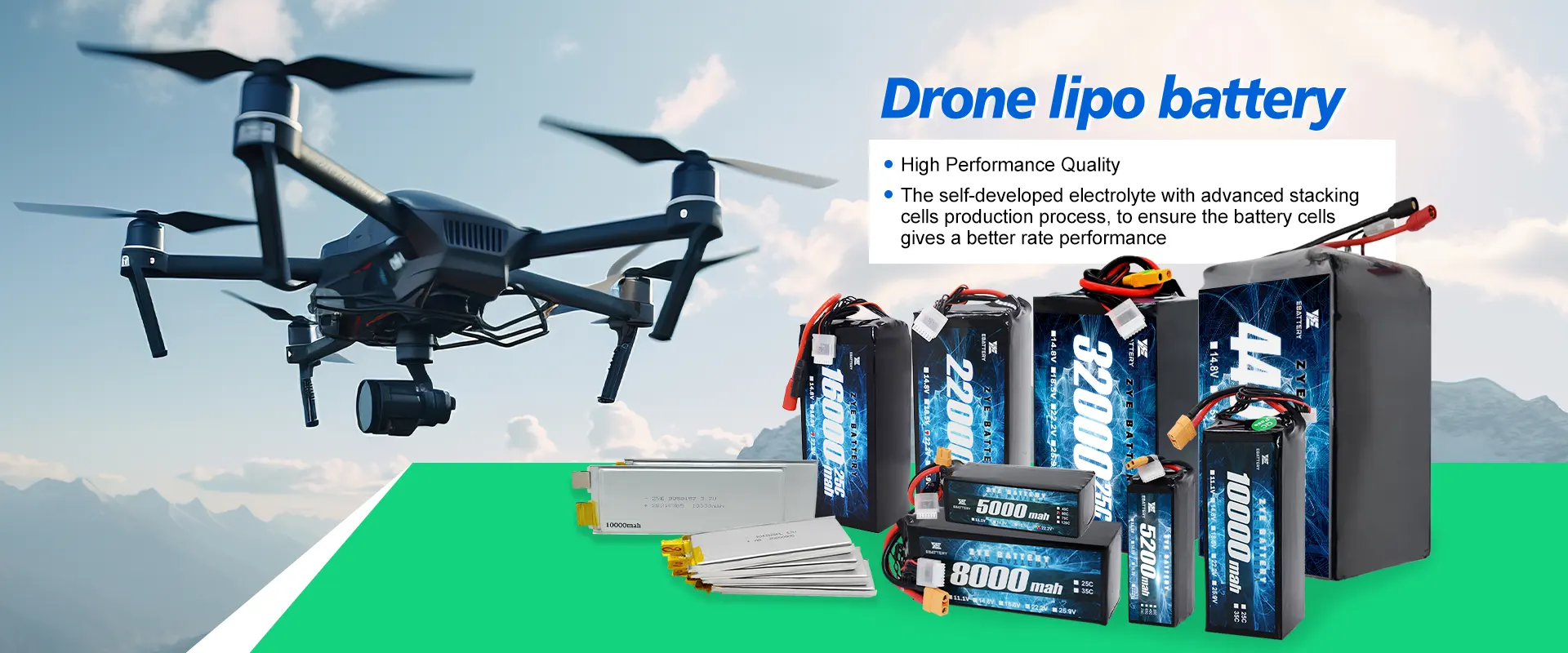 Txinako Drone Lipo Bateria Hornitzaileak