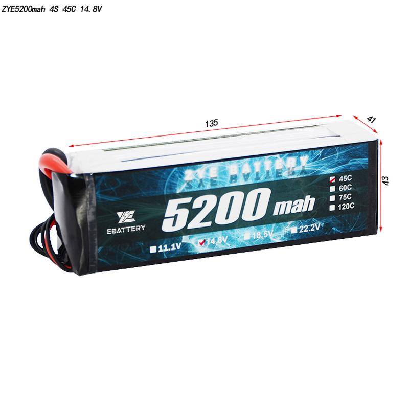 Nola kobratu 5200mAh Lipo bateria?