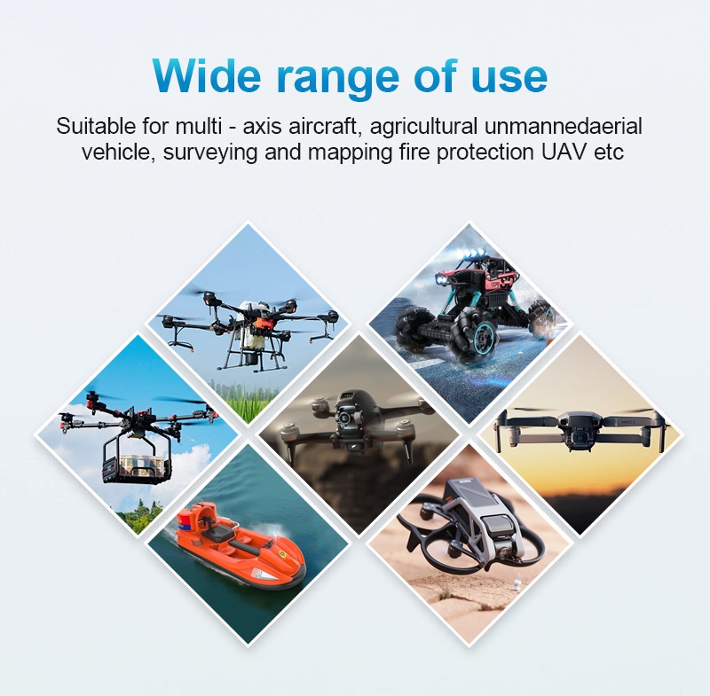 Nola irakurri drone baten bateriaren zehaztapen taula?