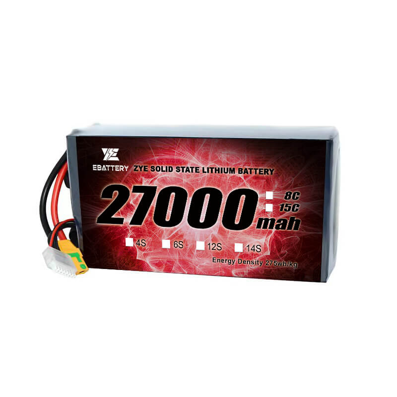 LI Energia handiko dentsitatea HV egoera solidoa 27000mah bateria