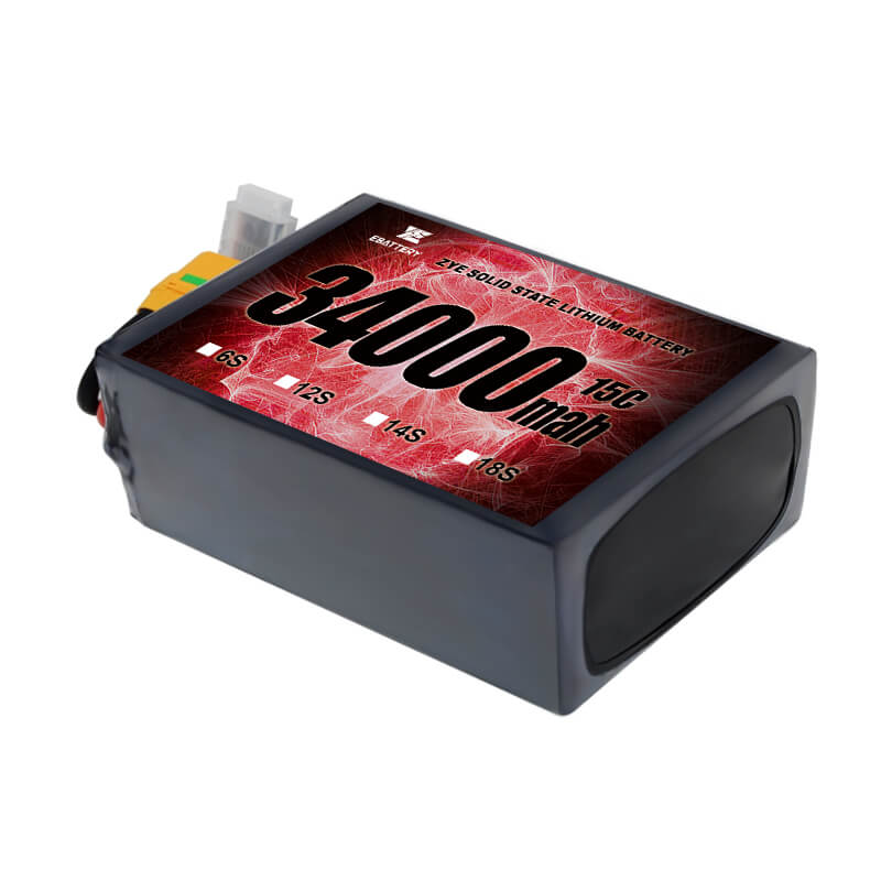 LI HV 34000Mah 24S egoera solidoko bateria
