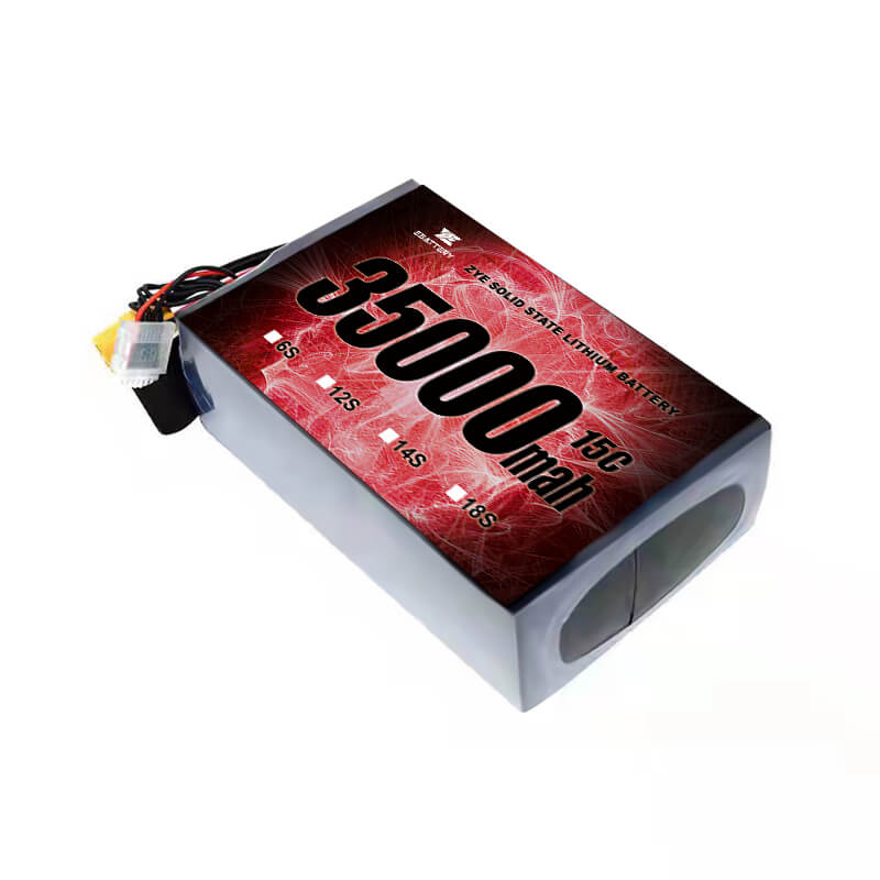 Li hv 35000mah 14s estatu solidoaren bateria
