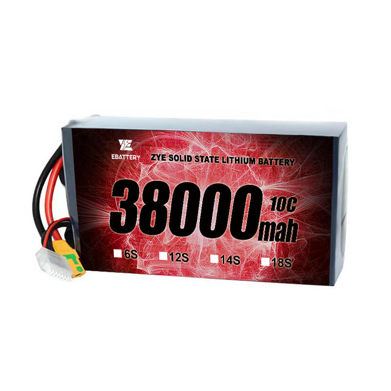 Li hv 38000mah 18s estatu solidoaren bateria