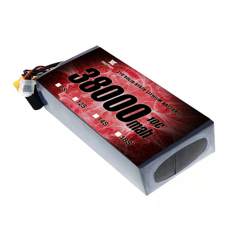 Li hv 38000mah 6s estatu solidoaren bateria