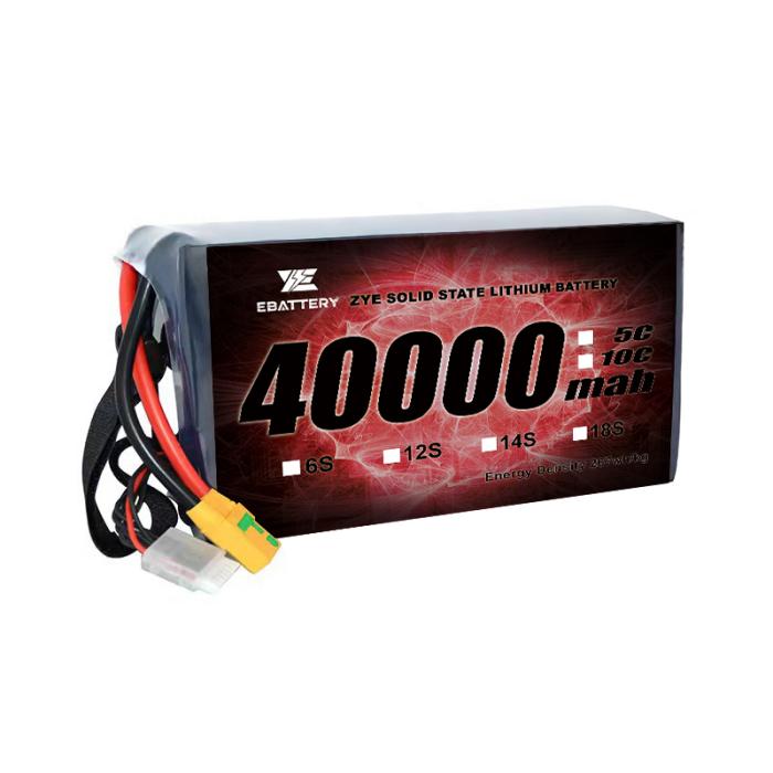 Li hv 40000mah 12s estatu solidoaren bateria